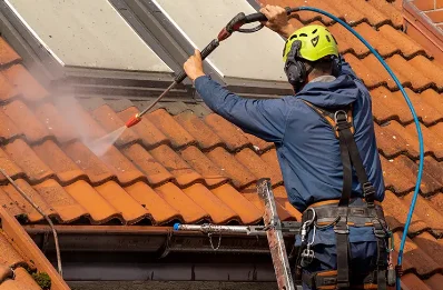 Démoussage et hydrofuge de toiture à Obtrée